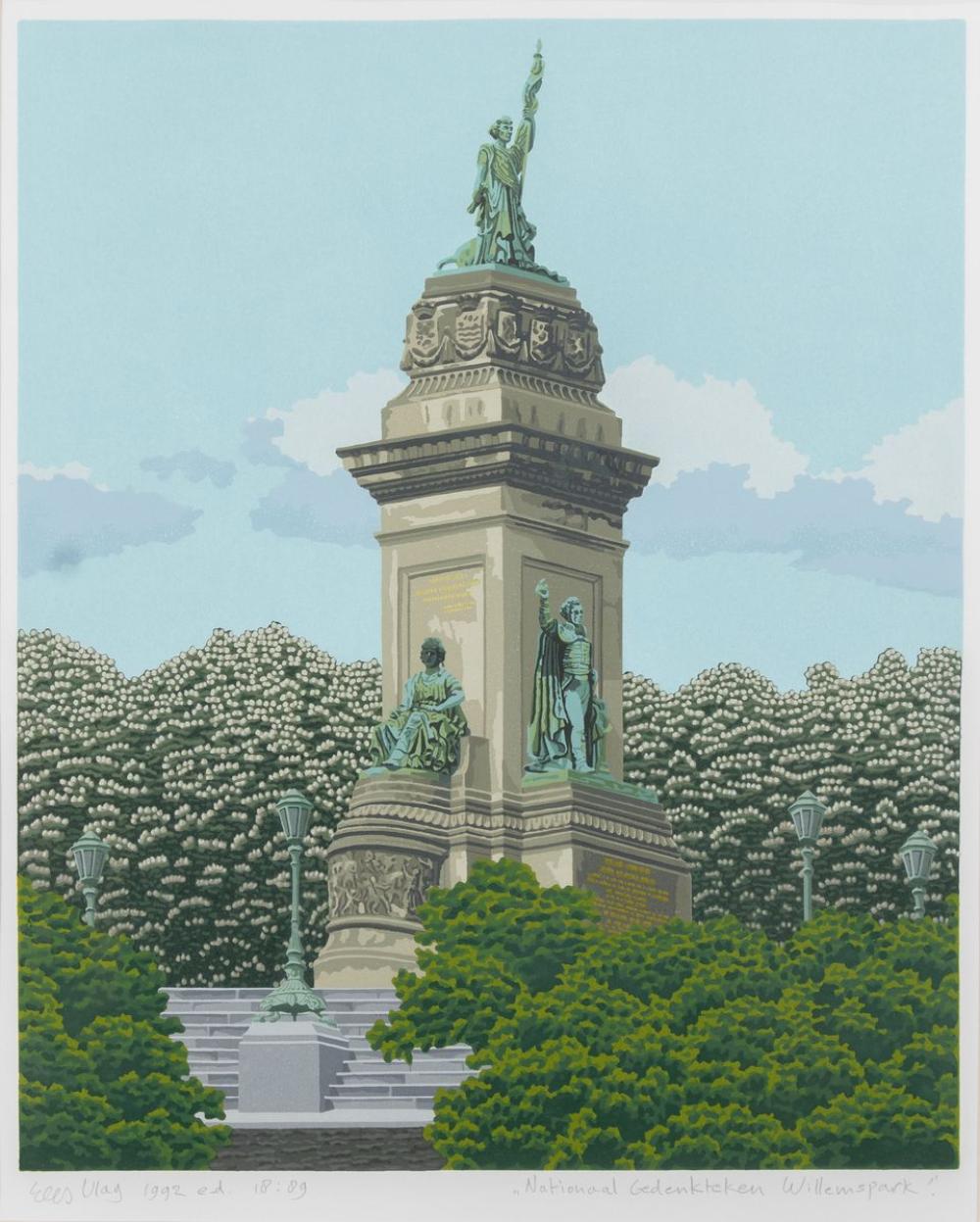 Cornelis Vlag comparable auction result: sees vlag 1934 2018 nationaal gedenkteken willemspark