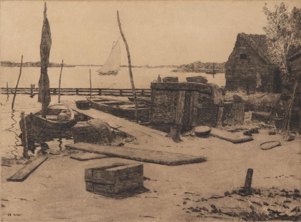 Jan Willem Hendrik Witjens comparable auction result: willem witjens 1884 1962 aan de kaag
