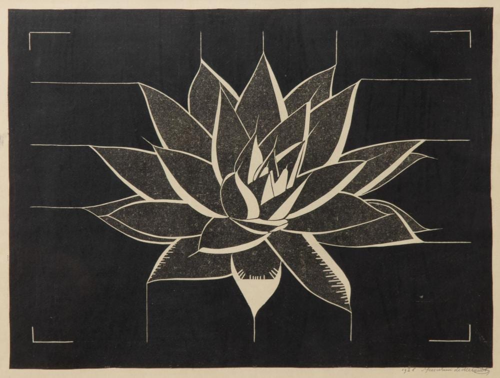 Samuel Jessurun de Mesquita comparable auction result: samuel jessurun de mesquita 1868 1944 lotus bloem