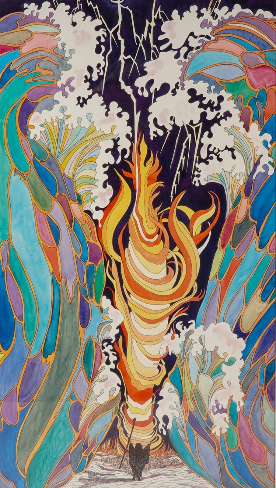 Michele Desubleo comparable auction result: michele pop art poster print on paper abstract symbolist vision