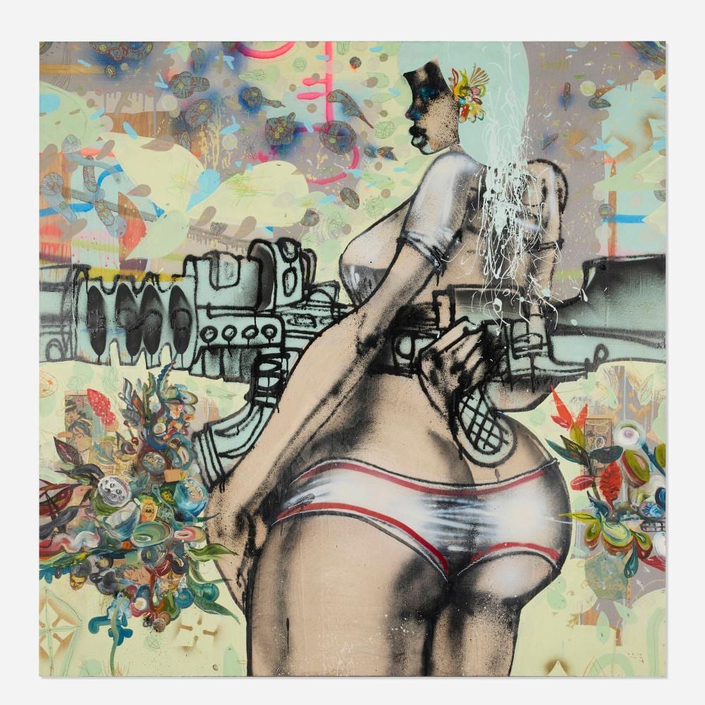 David Choe comparable auction result: david choe replaceable