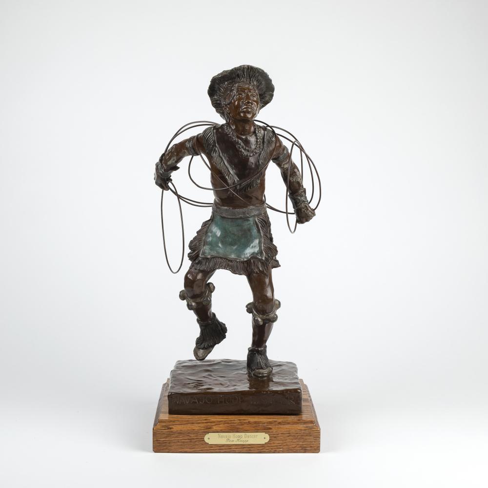 Tom Knapp comparable auction result: tom knapp navajo hoop dancer