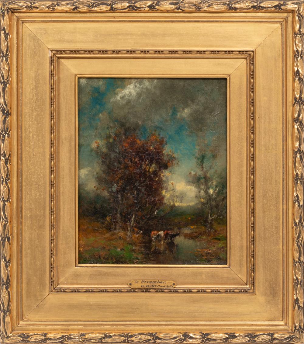 george herbert mccord american new york 1848 1909 in november oil on canvas · Neal Auction Company · 2025-12-18 George Herbert McCord comparable auction result: george herbert mccord american new york 1848 1909 in november oil on canvas