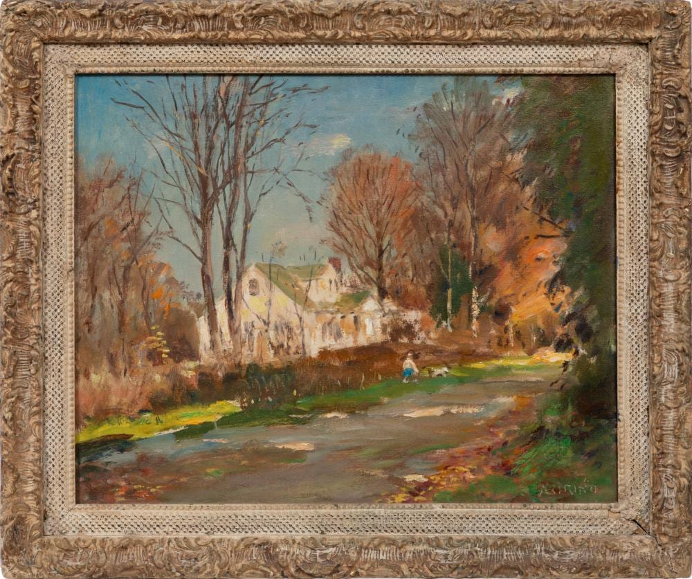 antonio cirino italian rhode island 1889 1983 autumn s ideality oil on canvas · Neal Auction Company · 2025-12-18 Antonio Cirino comparable auction result: antonio cirino italian rhode island 1889 1983 autumn s ideality oil on canvas