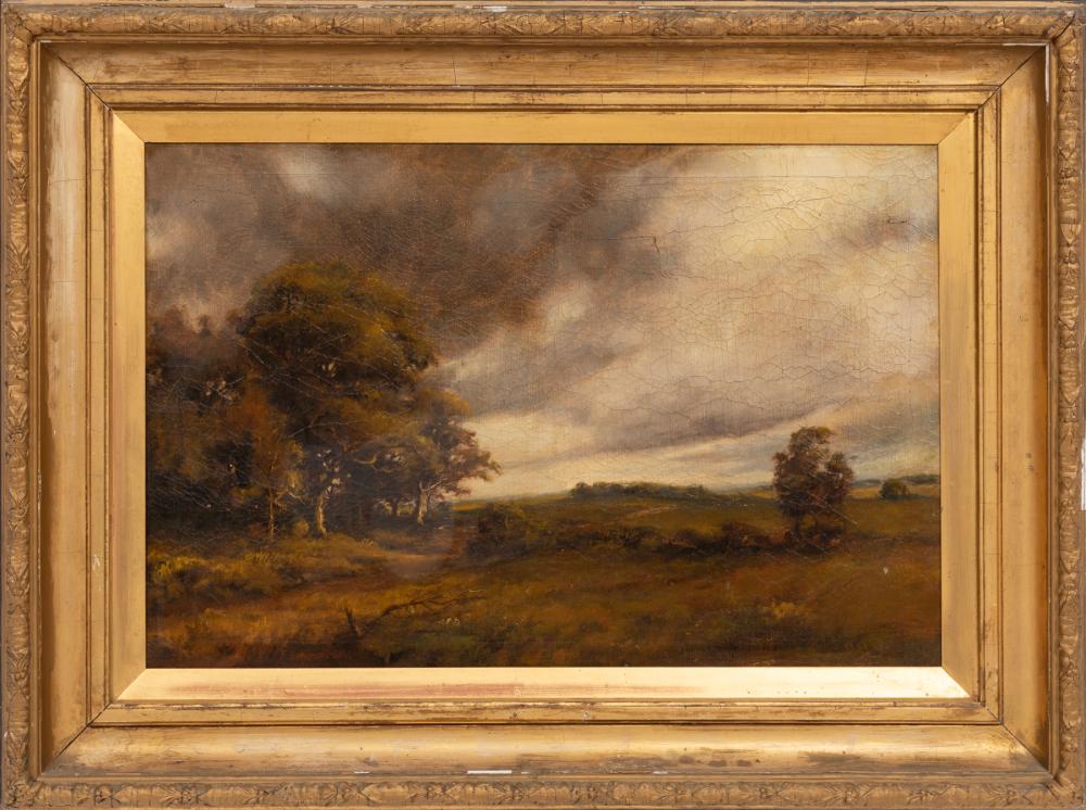 Franklin DeHaven comparable auction result: franklin dehaven american new york 1856 1934 incoming storm oil on canvas