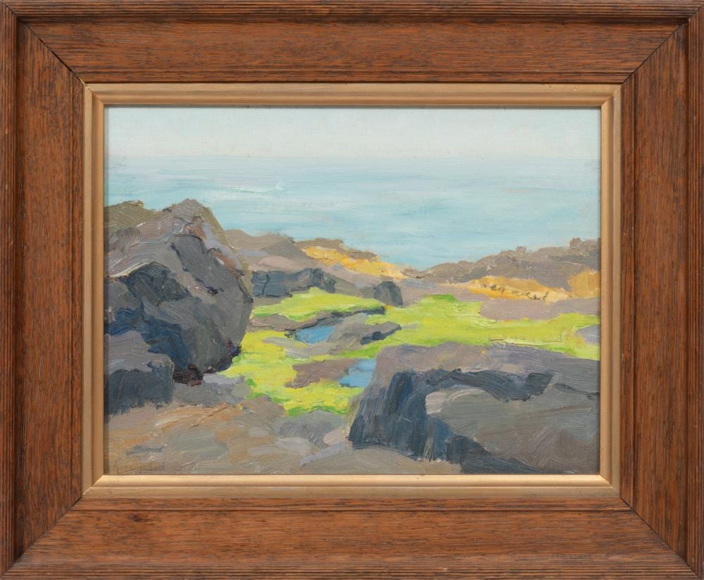 Arrah Lee Gaul comparable auction result: arrah lee gaul american pennsylvania 1883 1980 fingal bay oil on canvas board