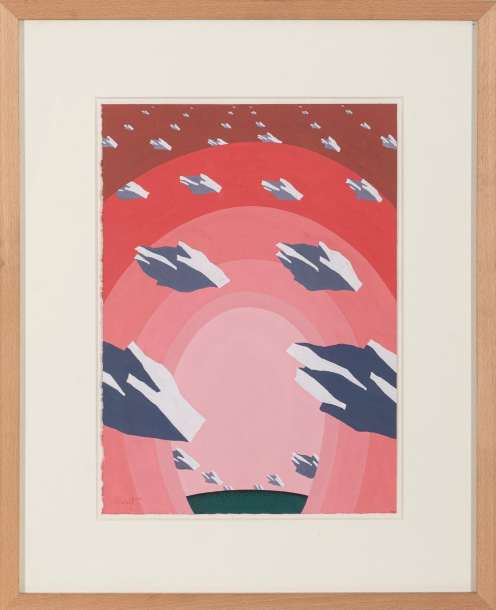 Carlos Calvet comparable auction result: carlos calvet gauche sobre papel dim aprox 35 x 25 cm