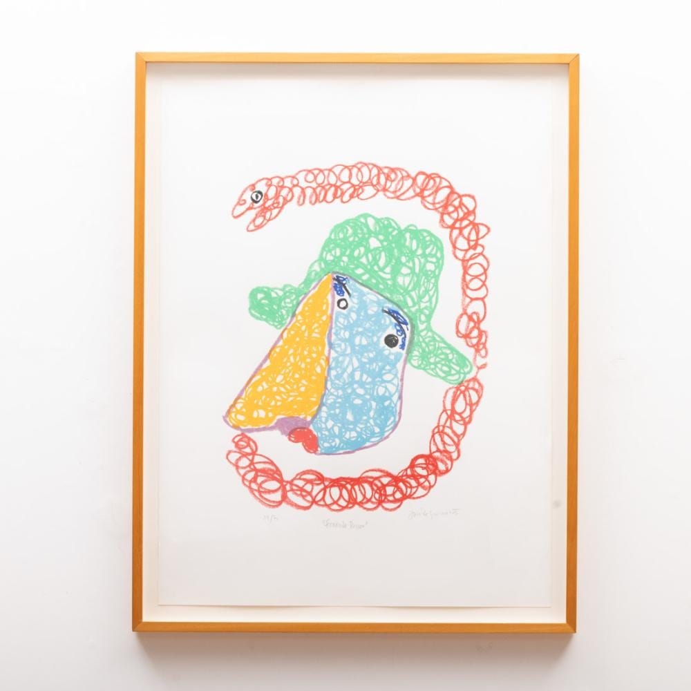 José de Guimarães comparable auction result: jos de guimar es n 1939 serigrafia