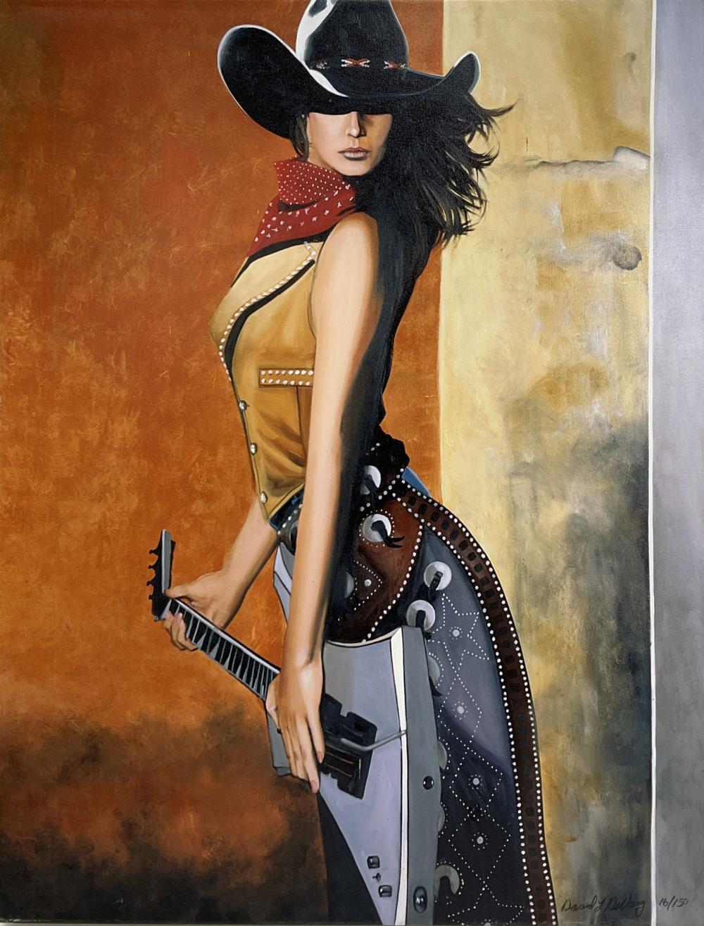 David DeVary comparable auction result: david devary down beat giclee on canvas