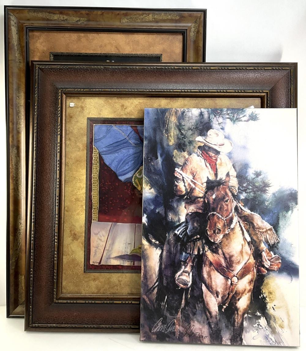 Nancy Cawdrey comparable auction result: 3 nancy cawdrey chris owen prints