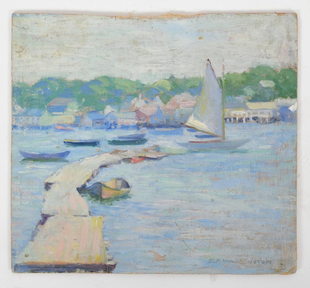 Elizabeth Fisher Washington comparable auction result: elizabeth fisher washington 1871 1953 oil on board