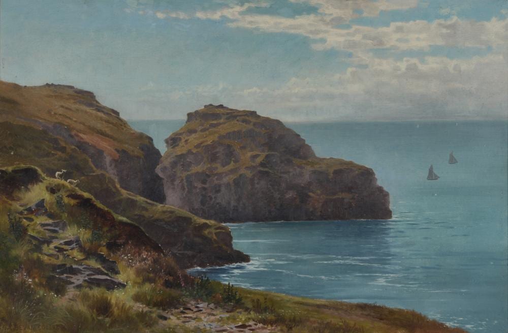 Arthur Bevan Collier comparable auction result: arthur bevan collier 1832 1908 near tintagel