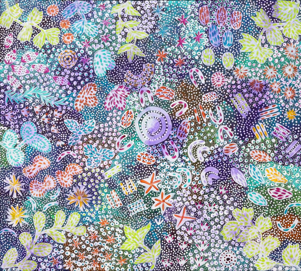 Maggie Bird Mpetyane comparable auction result: maggie bird mpetyane women s ceremony acrylic on canvas 94cm x 105cm
