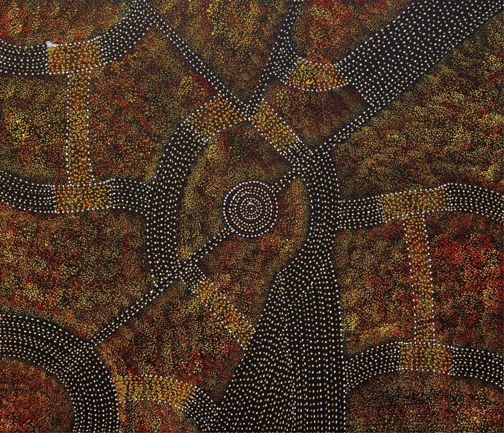 gracie morton pwerle bush hen acrylic on canvas 110cm x 95cm · Ozbid Auctions · 2025-12-15 Gracie Morton comparable auction result: gracie morton pwerle bush hen acrylic on canvas 110cm x 95cm