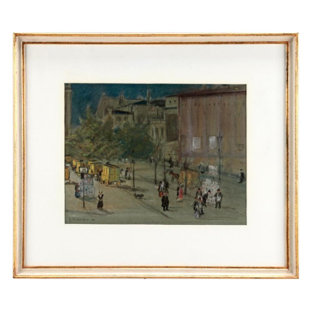 Hans Michaelson comparable auction result: hans michaelson 1872 1937 vista de paris