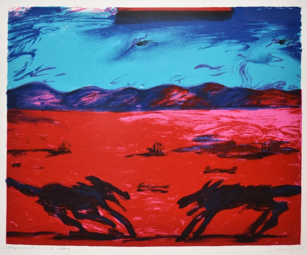 Carlos Almaraz comparable auction result: carlos almaraz 1941 1989 greed 1989