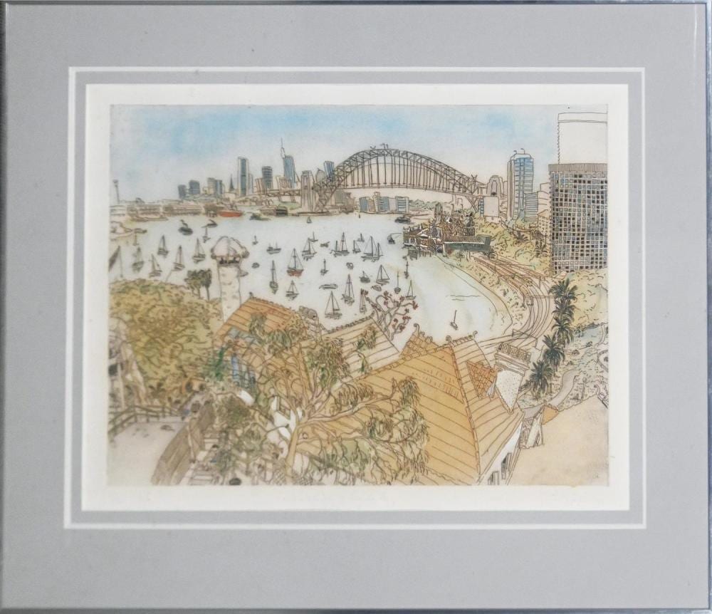 Peter Kingston comparable auction result: peter kingston sense and reason of lavendar bay 1983