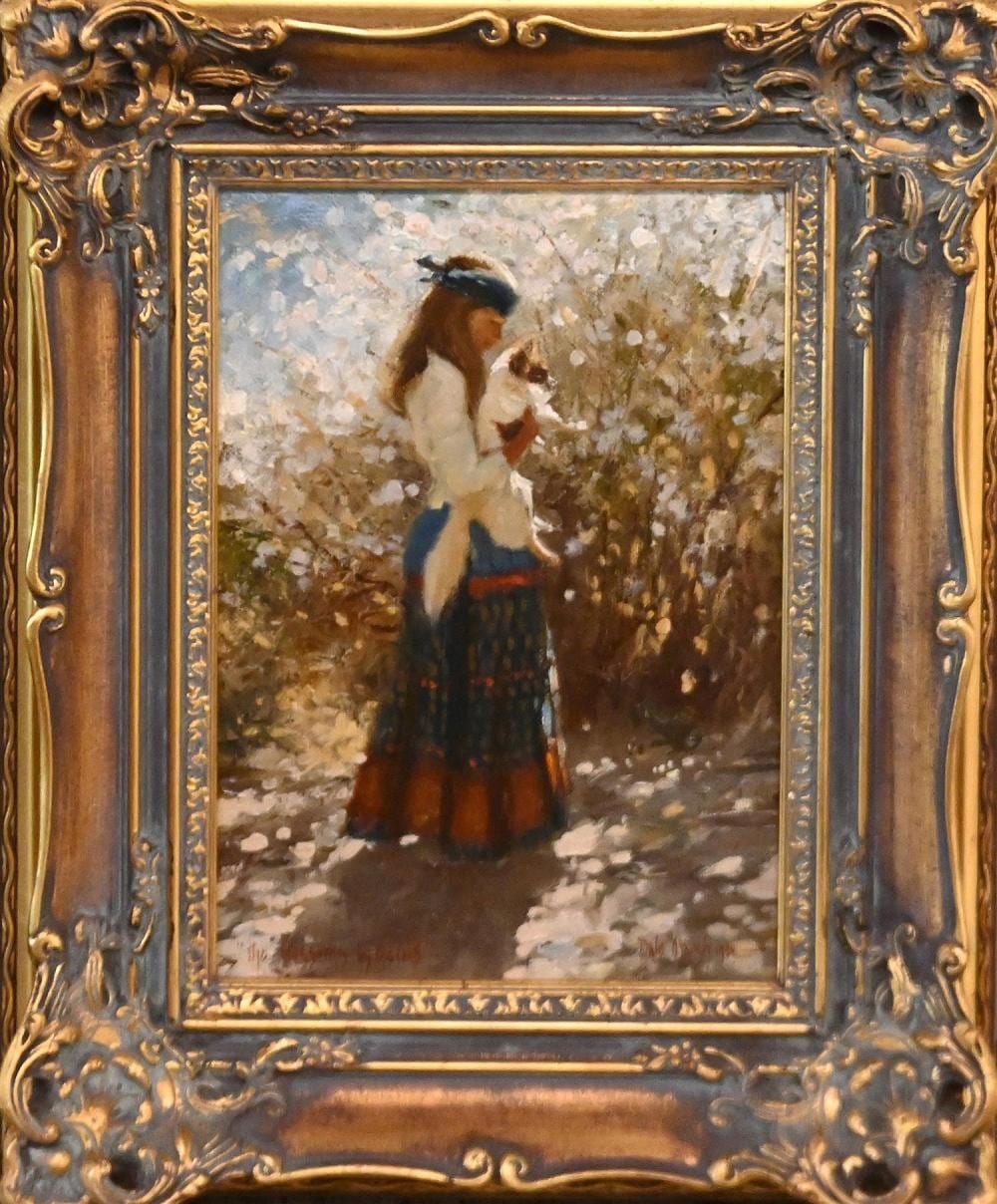 Dale Marsh comparable auction result: dale marsh the blossoms by the lake 1979
