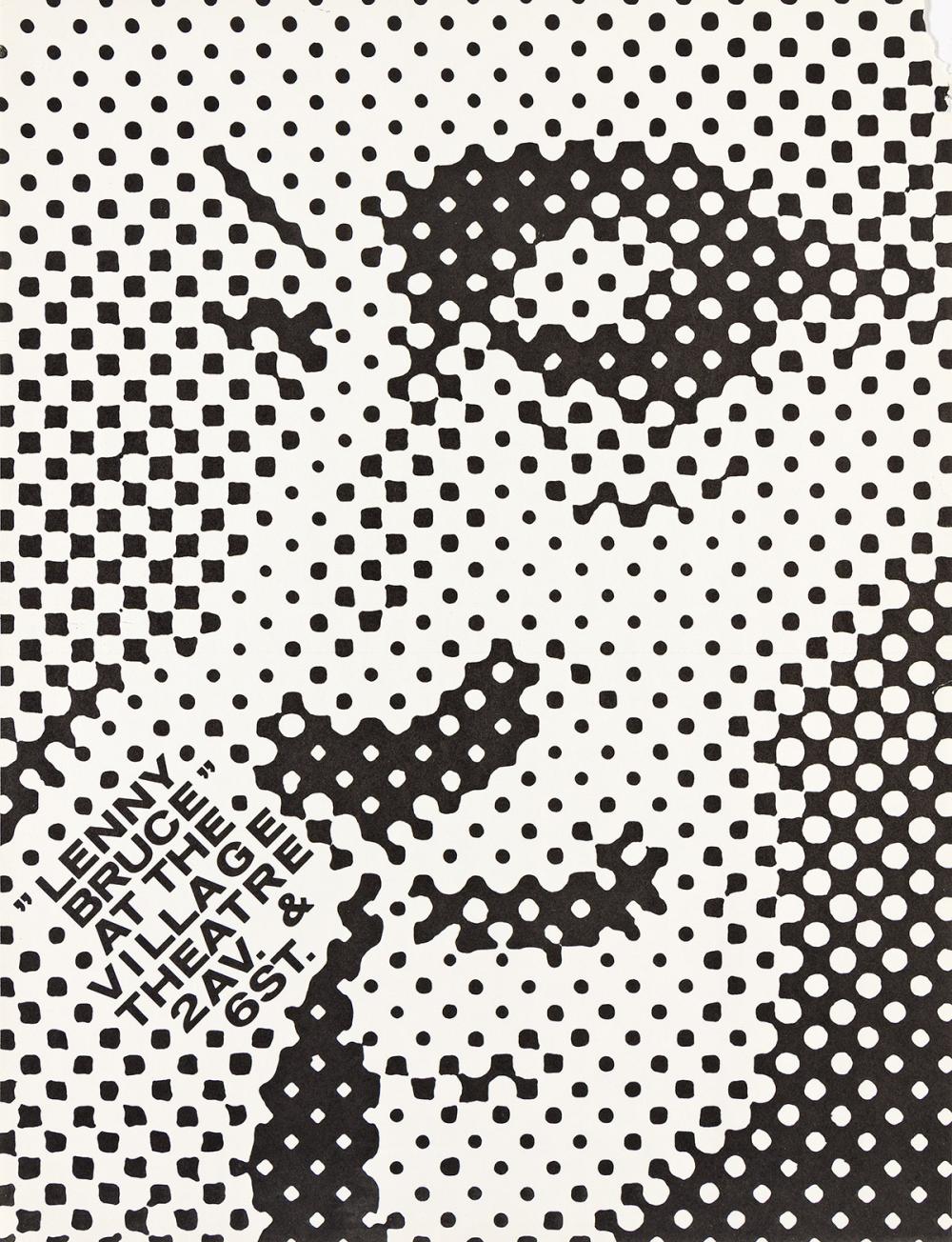 George Maciunas comparable auction result: george maciunas 1931 1978 lenny bruce at the village theatre