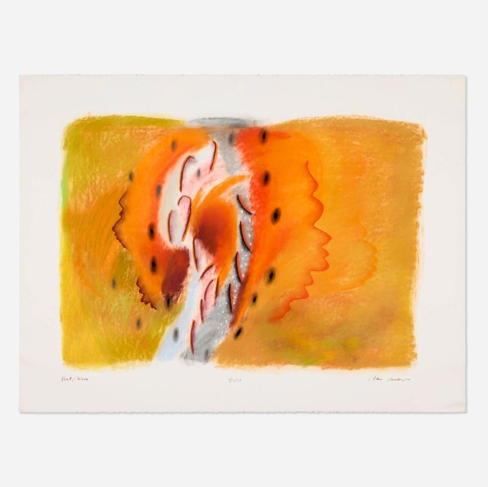 Alan Gussow comparable auction result: alan gussow heat wave
