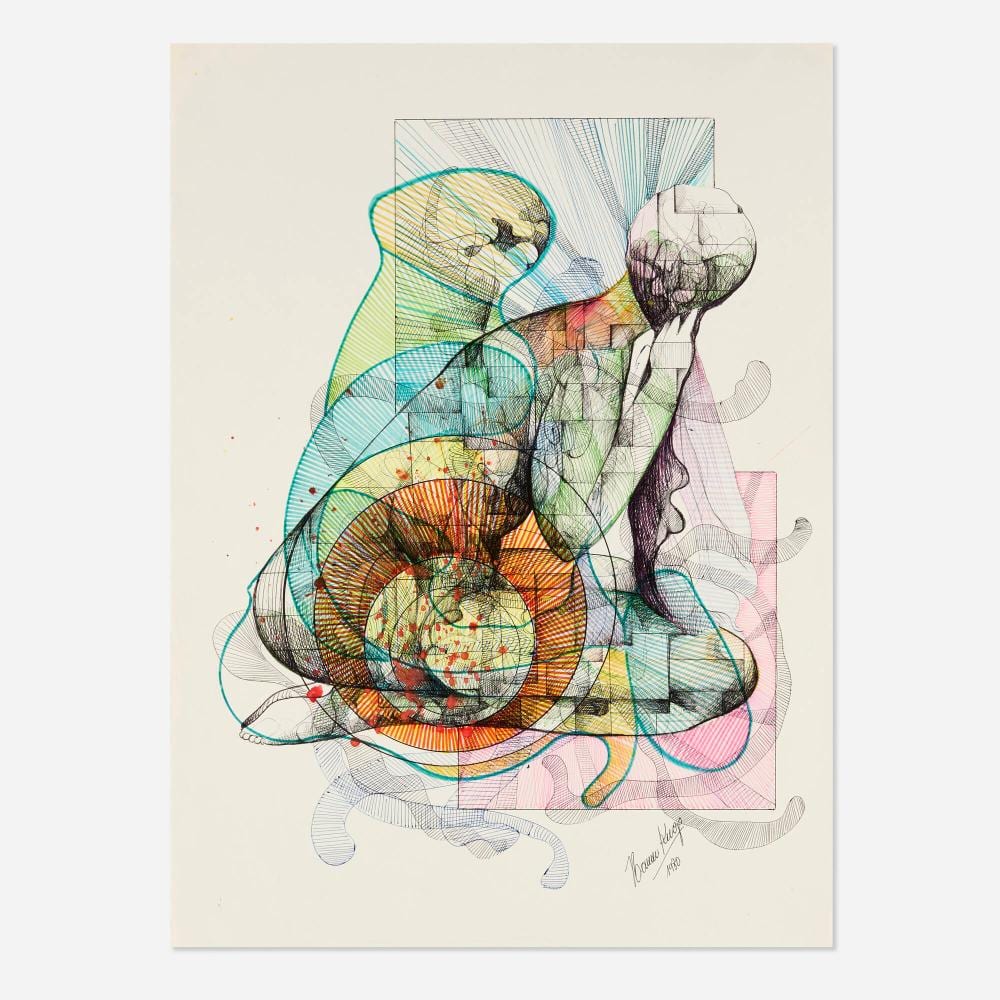 Naum Knop comparable auction result: naum knop untitled