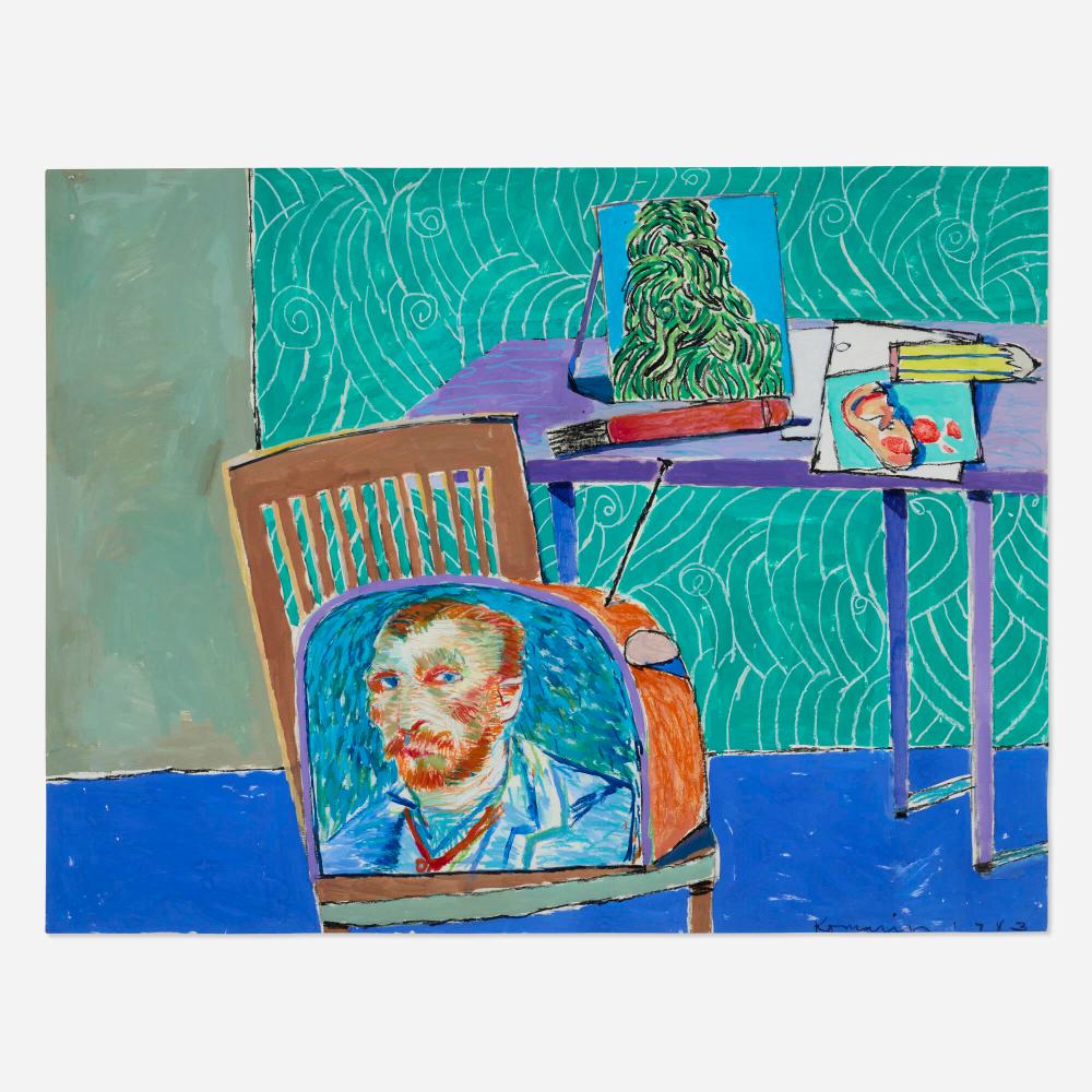 Gary Komarin comparable auction result: gary komarin untitled