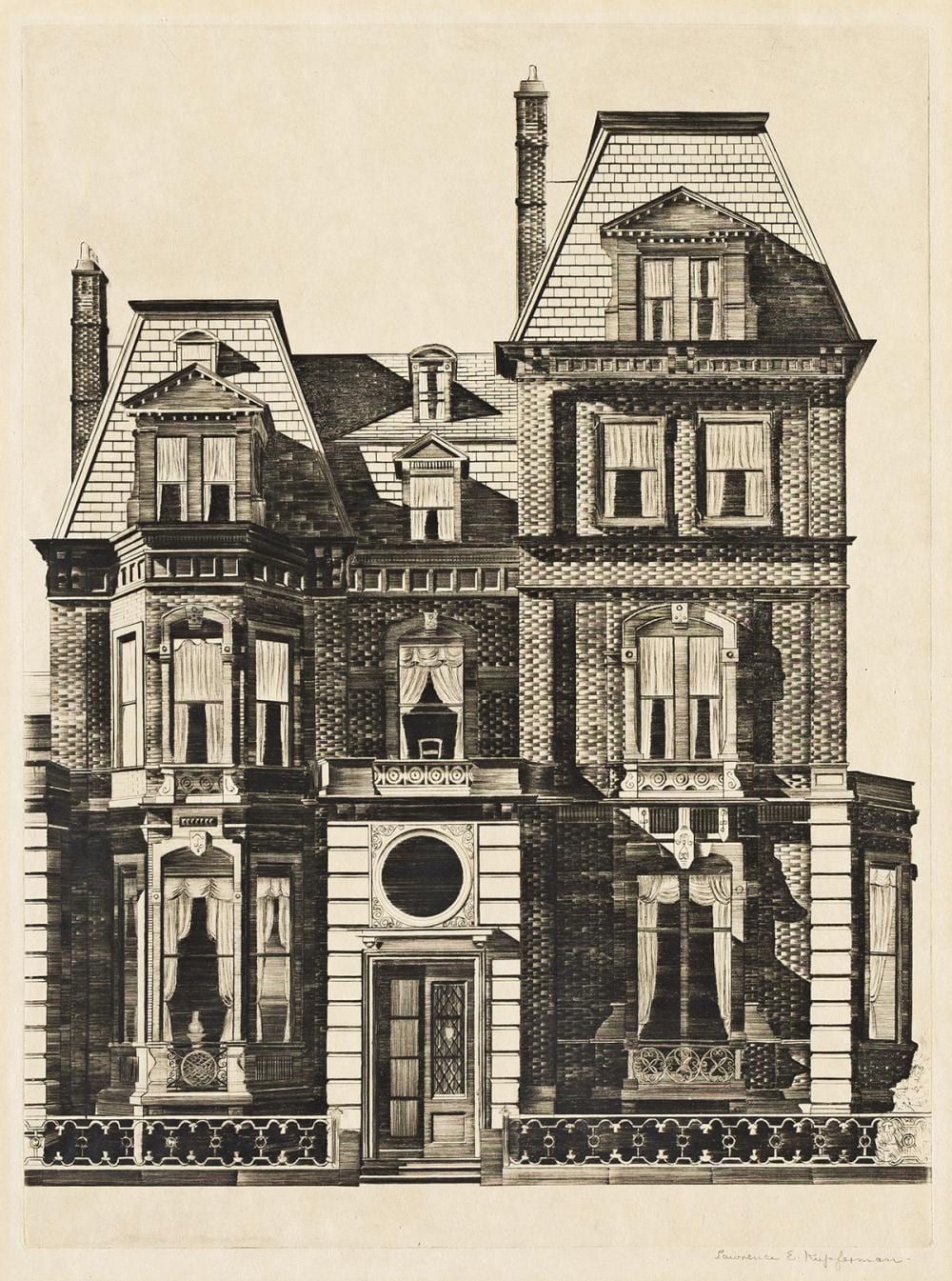 Lawrence Edward Kupferman comparable auction result: lawrence edward kupferman 1909 1982 marlborough street mansion
