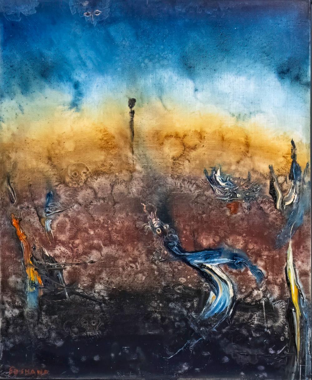 Soshana Afroyim comparable auction result: soshana afroyim austrian 1927 2015 oil on canvas