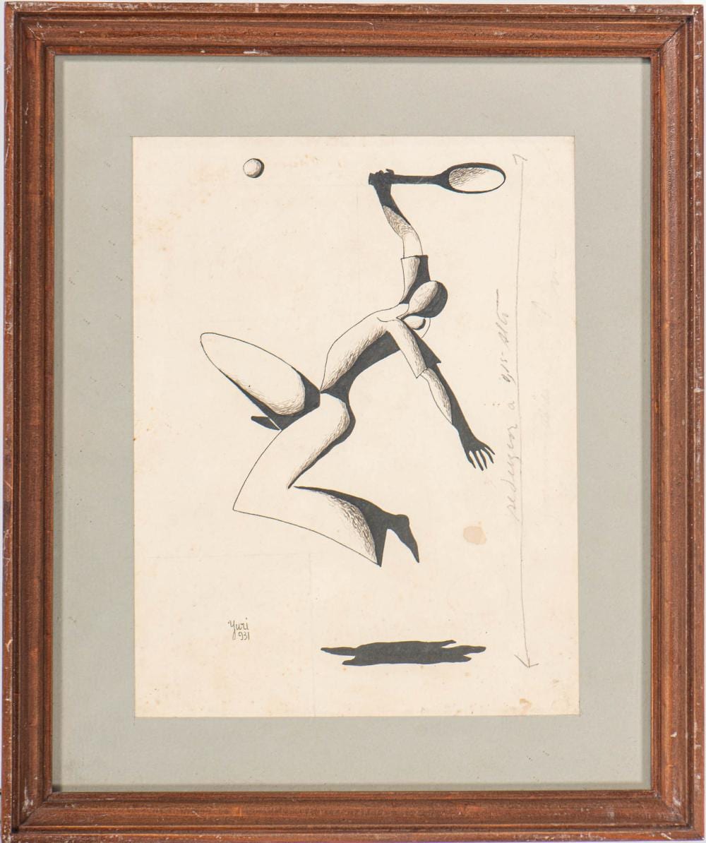 Yuri Kuper comparable auction result: yuri desenho tinta da china sobre papel dim aprox 23 5 x 18 cm