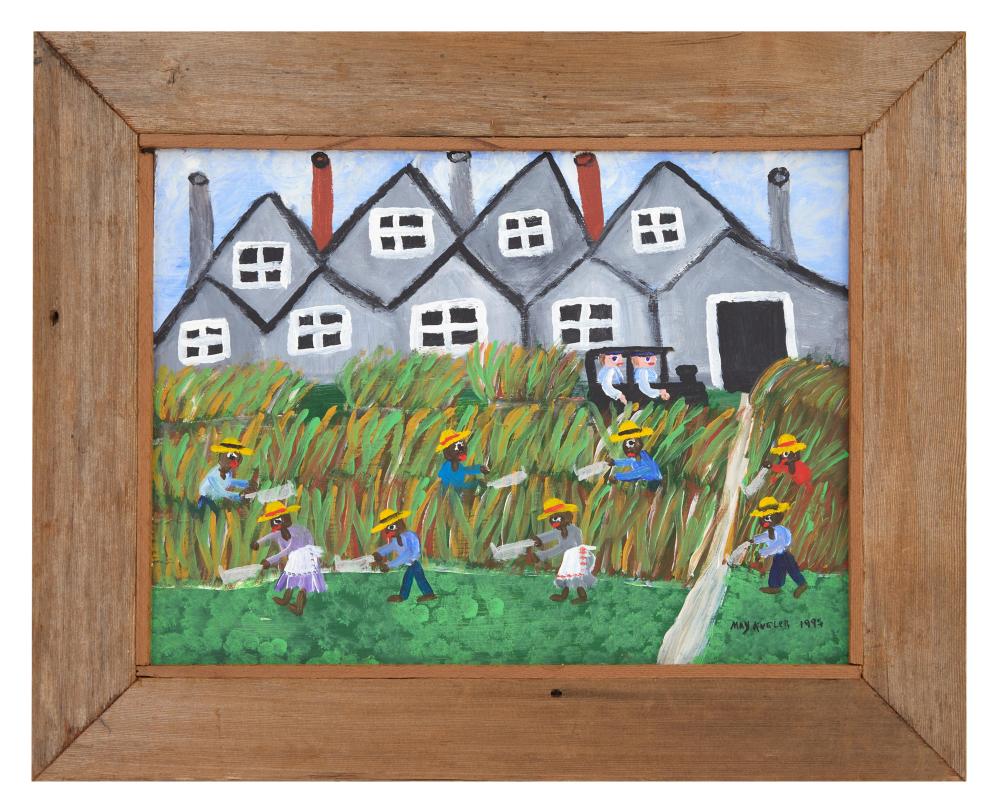 May Kugler comparable auction result: may kugler american louisiana 1916 2005 sugar cane cutting 1995 h 12 in w 16 in framed h 17 in w 21 in