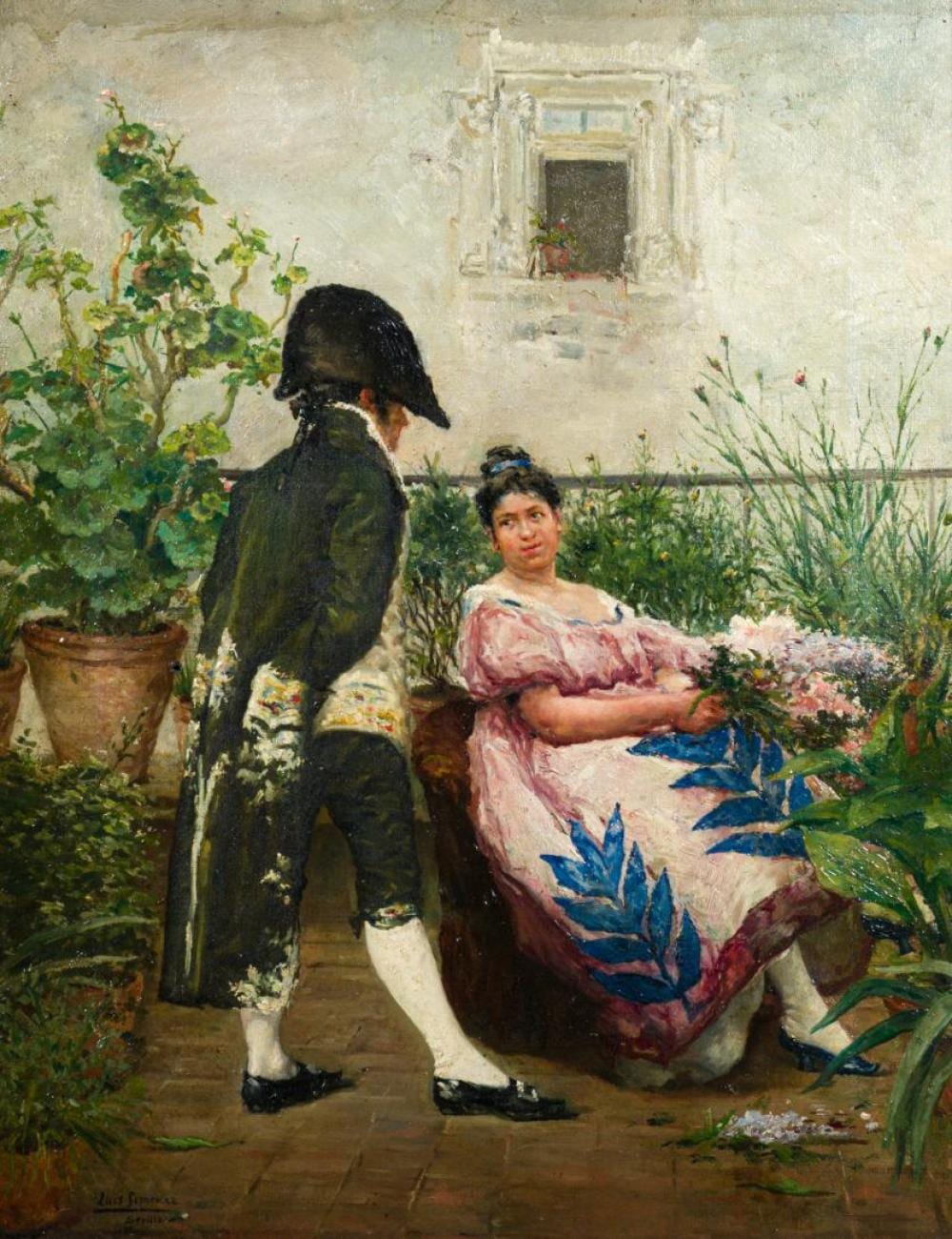 Luis Jiménez y Aranda comparable auction result: luis jim nez aranda valencia 1867 1923 siglo xix dama