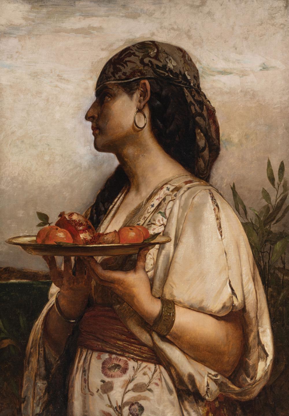 jules joseph lefebvre 1836 1911 12 and his studio the slave with a fruit platter · Millon & Associes · 2025-12-18 Jules Lefebvre comparable auction result: jules joseph lefebvre 1836 1911 12 and his studio the slave with a fruit platter