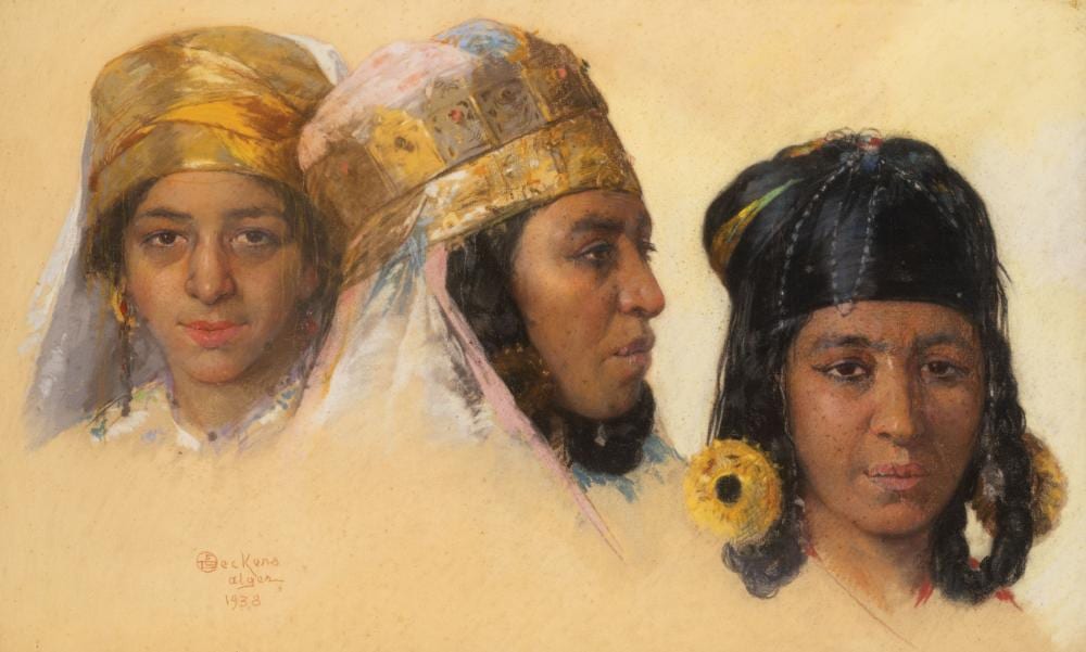 Emile Deckers comparable auction result: emile deckers ensival 1885 verviers 1968 study of women