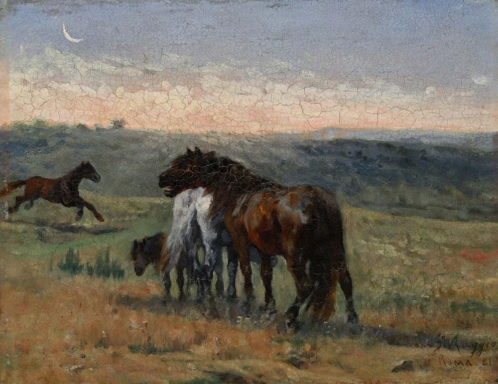 Giuseppe Raggio comparable auction result: giuseppe raggio chiavari 1823 rome 1916 maternal love 1881