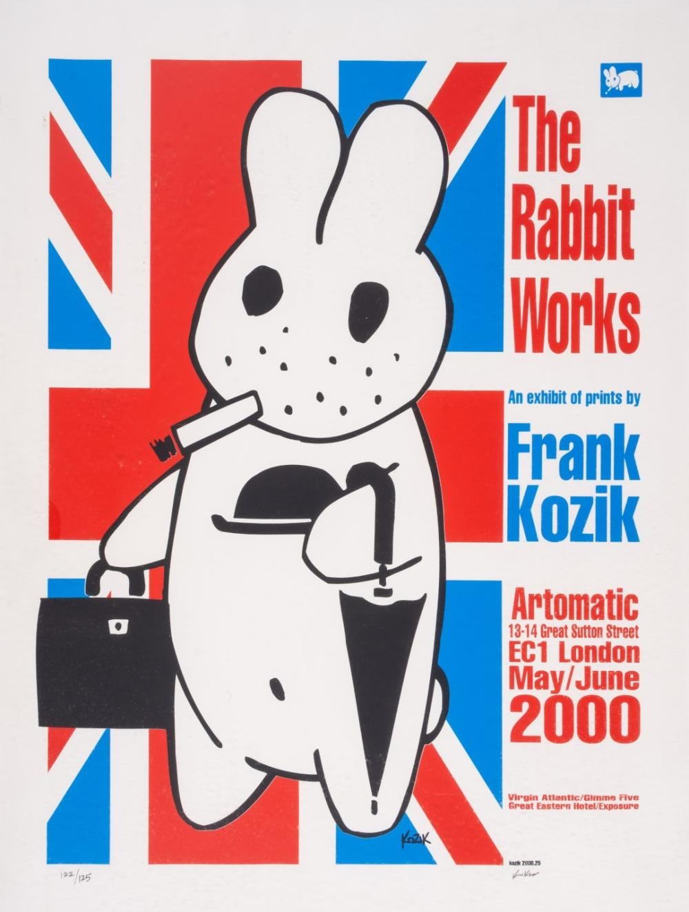 Frank Kozik comparable auction result: frank kozik 1962 2023 the rabbit works