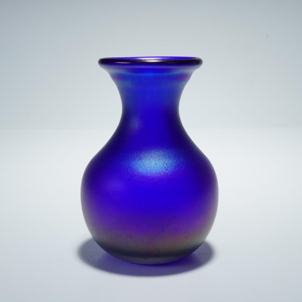 John Lotton comparable auction result: john lotton for charles lotton studios iridescent art glass miniature vase
