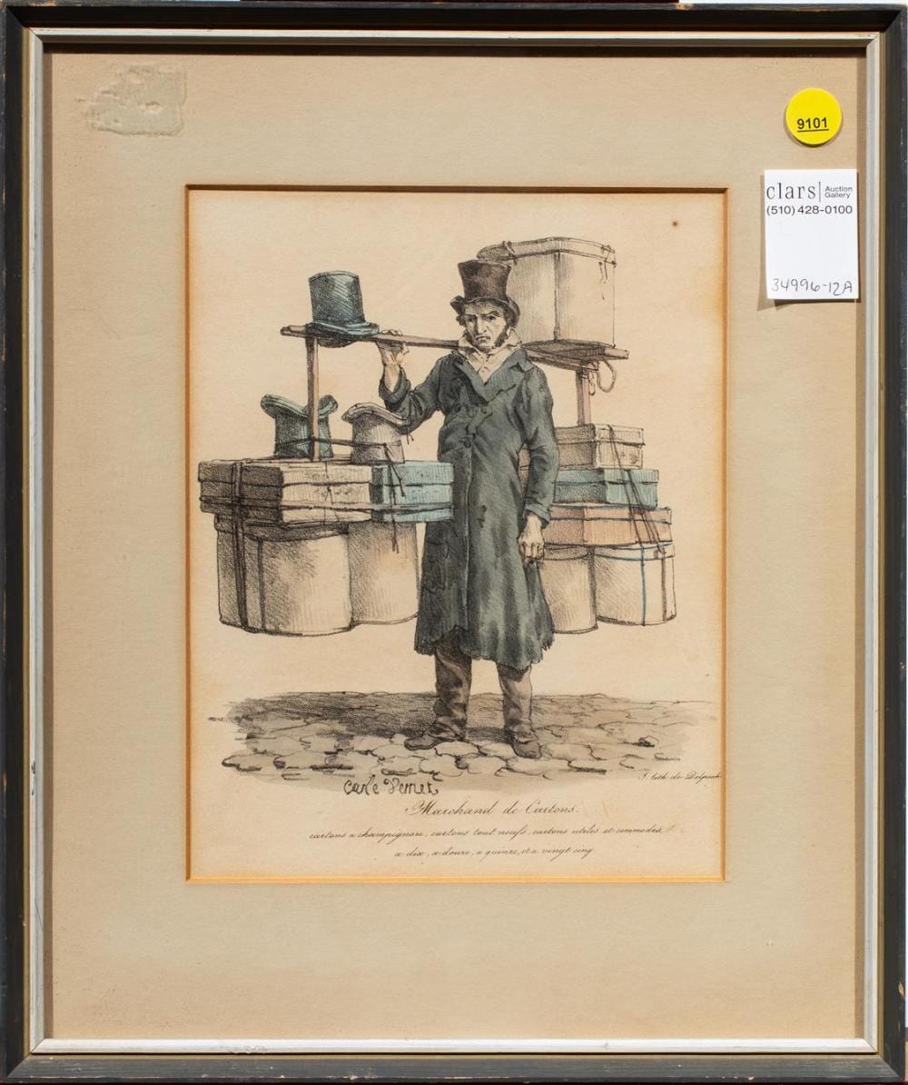Carle Vernet comparable auction result: print after carle vernet