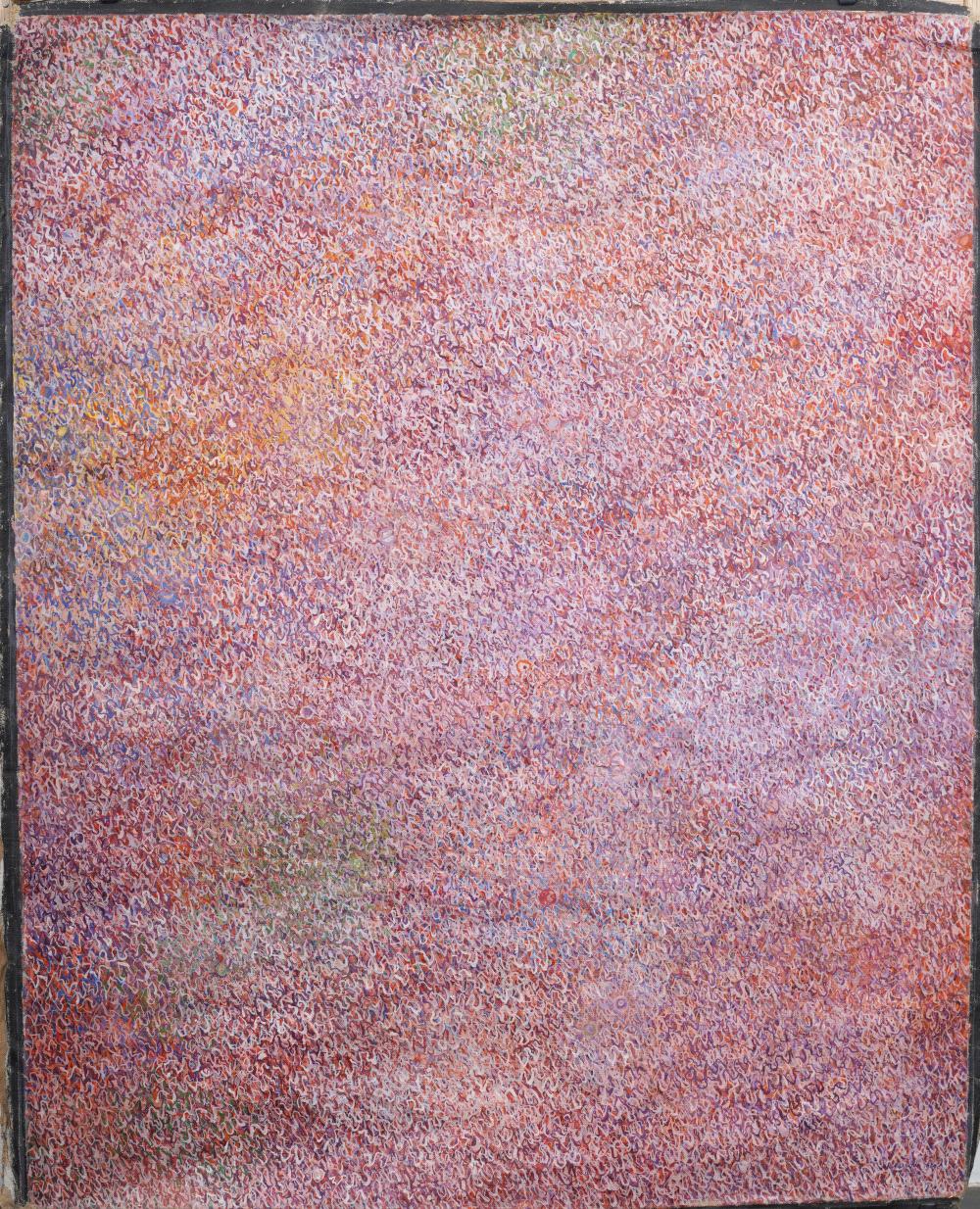 Signed 1969 Vintage Large Abstract Expressionist Original Oil Painting on Canvas sold by Curated Gallery Auctions, lot 187 — auction record photograph