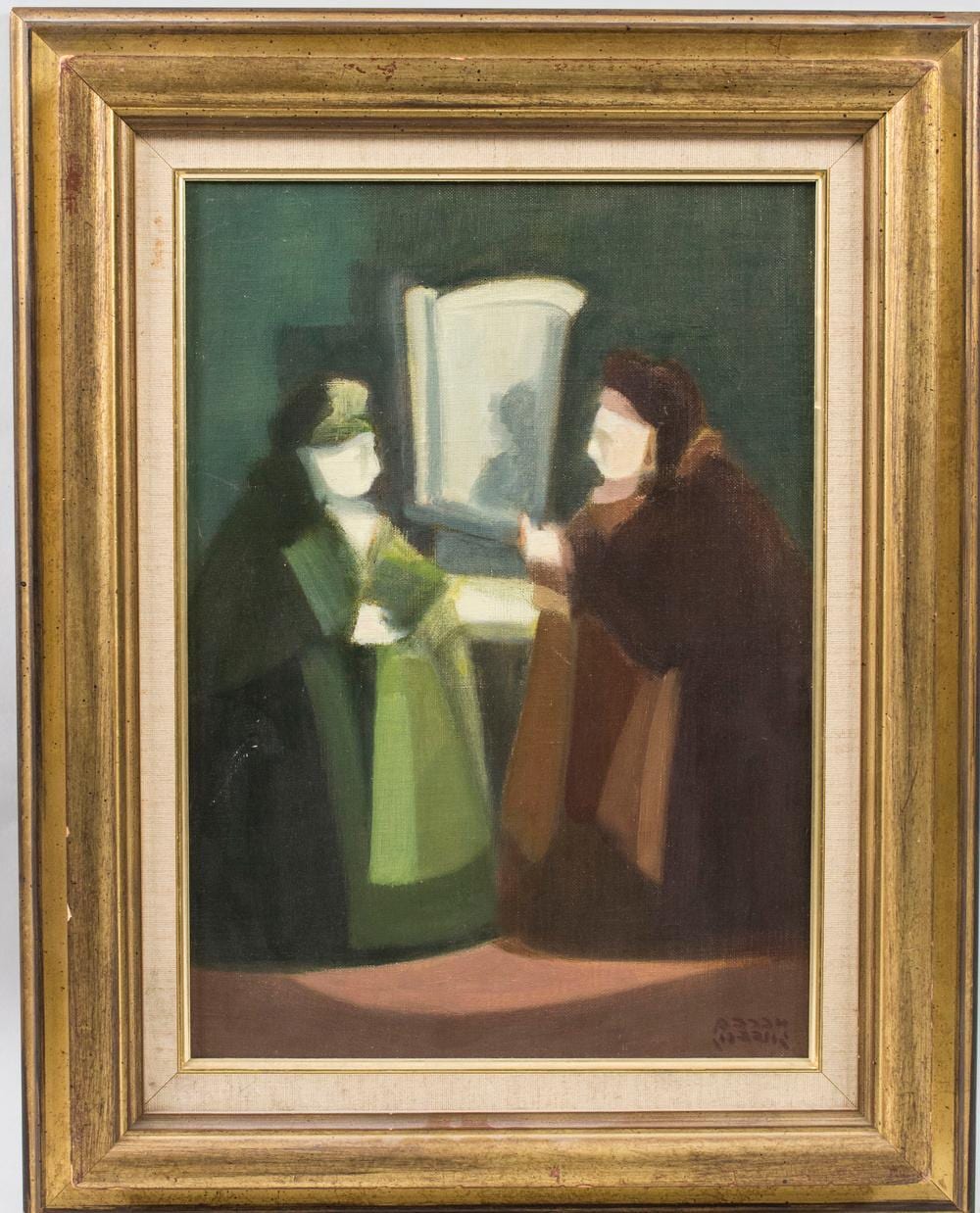 Avraham Goldberg comparable auction result: avraham goldberg 1903 06 1980 zwei damen two ladies