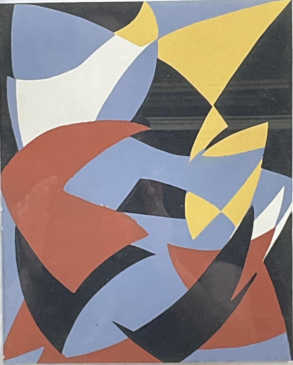 Alfred Reth comparable auction result: alfred reth composition pochoir on paper