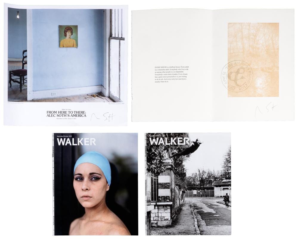 Alec Soth comparable auction result: two pieces of ephemera signed by alec soth