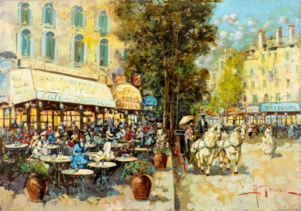 Antonio Gravina comparable auction result: antonio gravina italy 1934 2011 oil painting