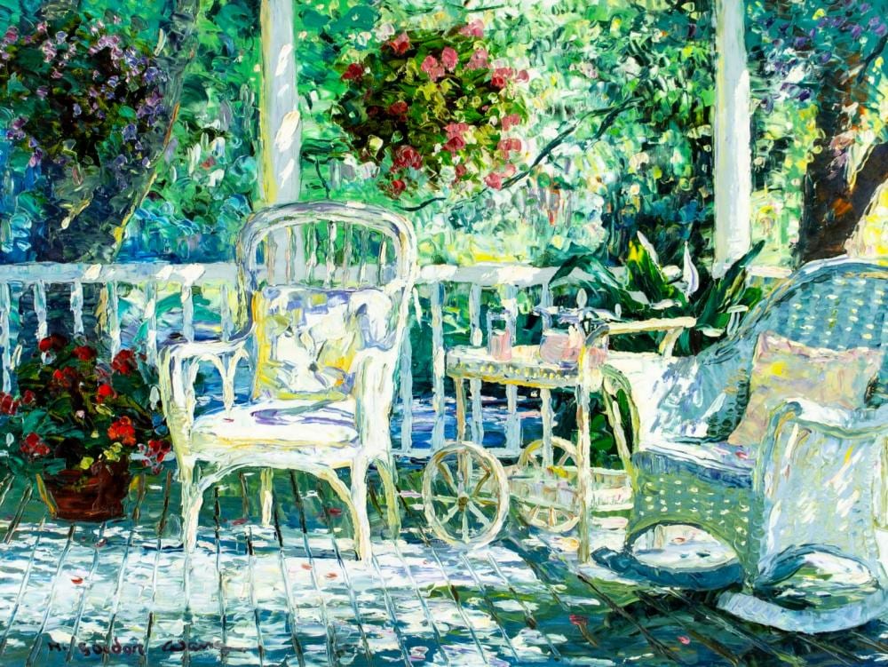 H. Gordon Wang comparable auction result: henry gordon wang china us b 1959 oil painting