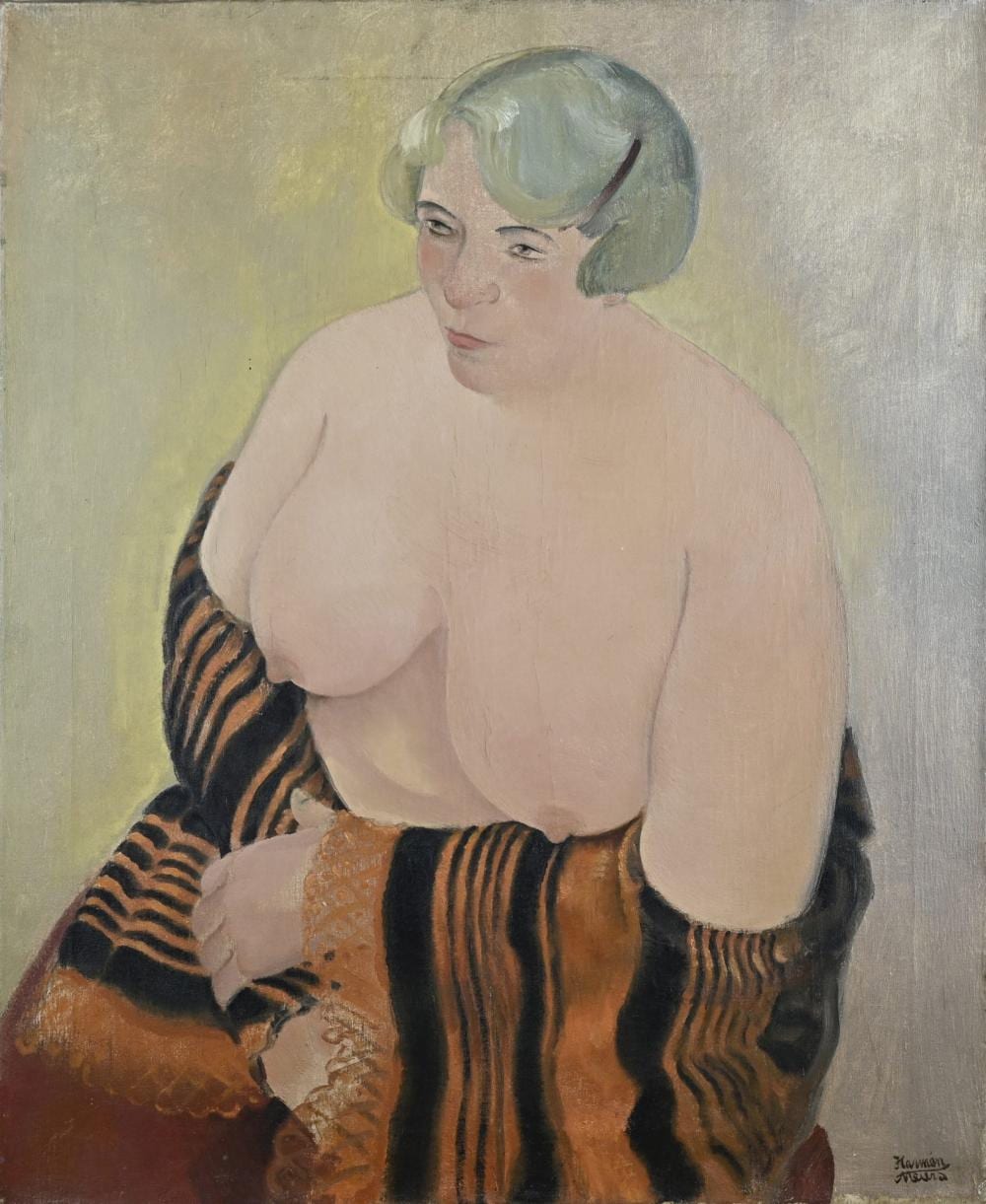 Harmen Hermanus Meurs comparable auction result: harmen meurs woman with scarf