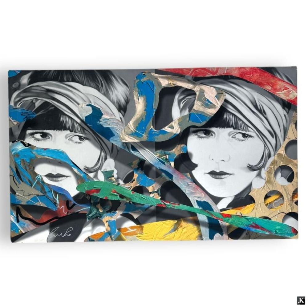 Jim Ceravolo comparable auction result: jim ceravolo b 1953 color print canvas