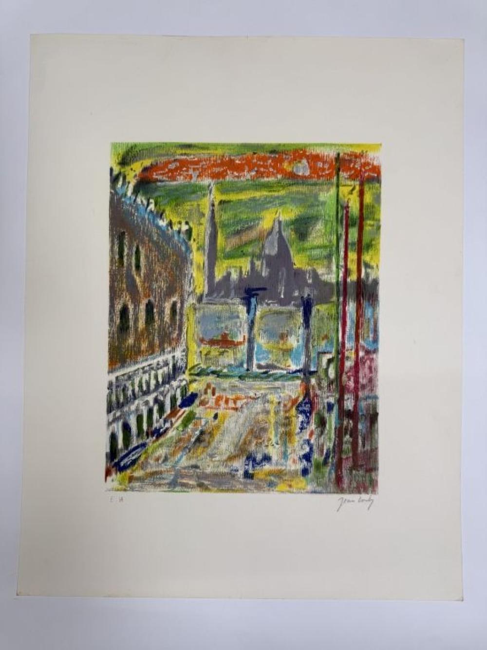 Jean Auguste Laudy comparable auction result: jean laudy 1877 1956 signed lithograph