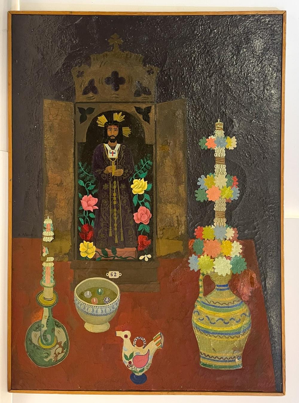 Alfredo Alcain Partearroyo comparable auction result: alfredo alcain bodegon de jesus nazareno oil