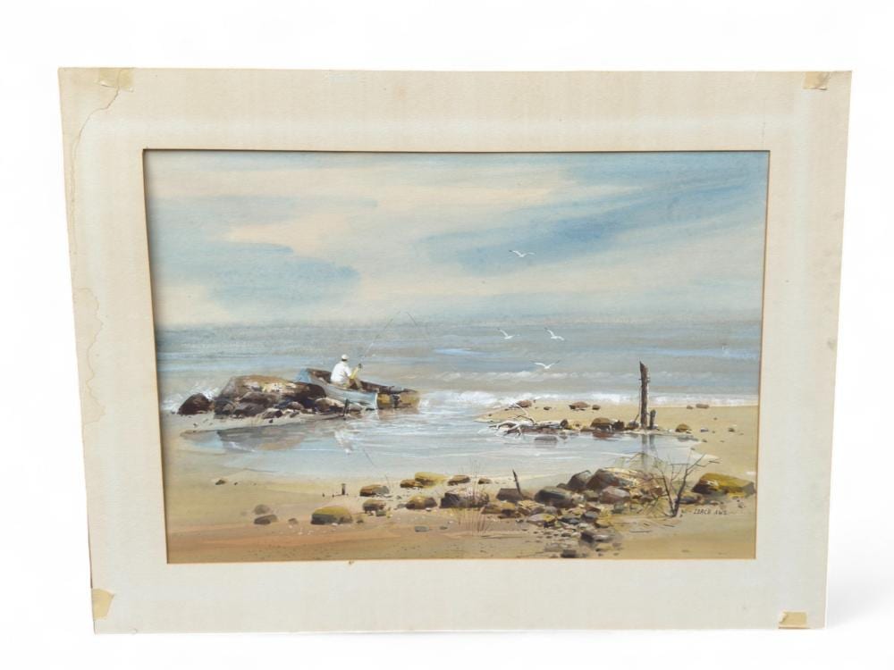 Frederick Leach comparable auction result: fred leach american 1924 2006 watercolor
