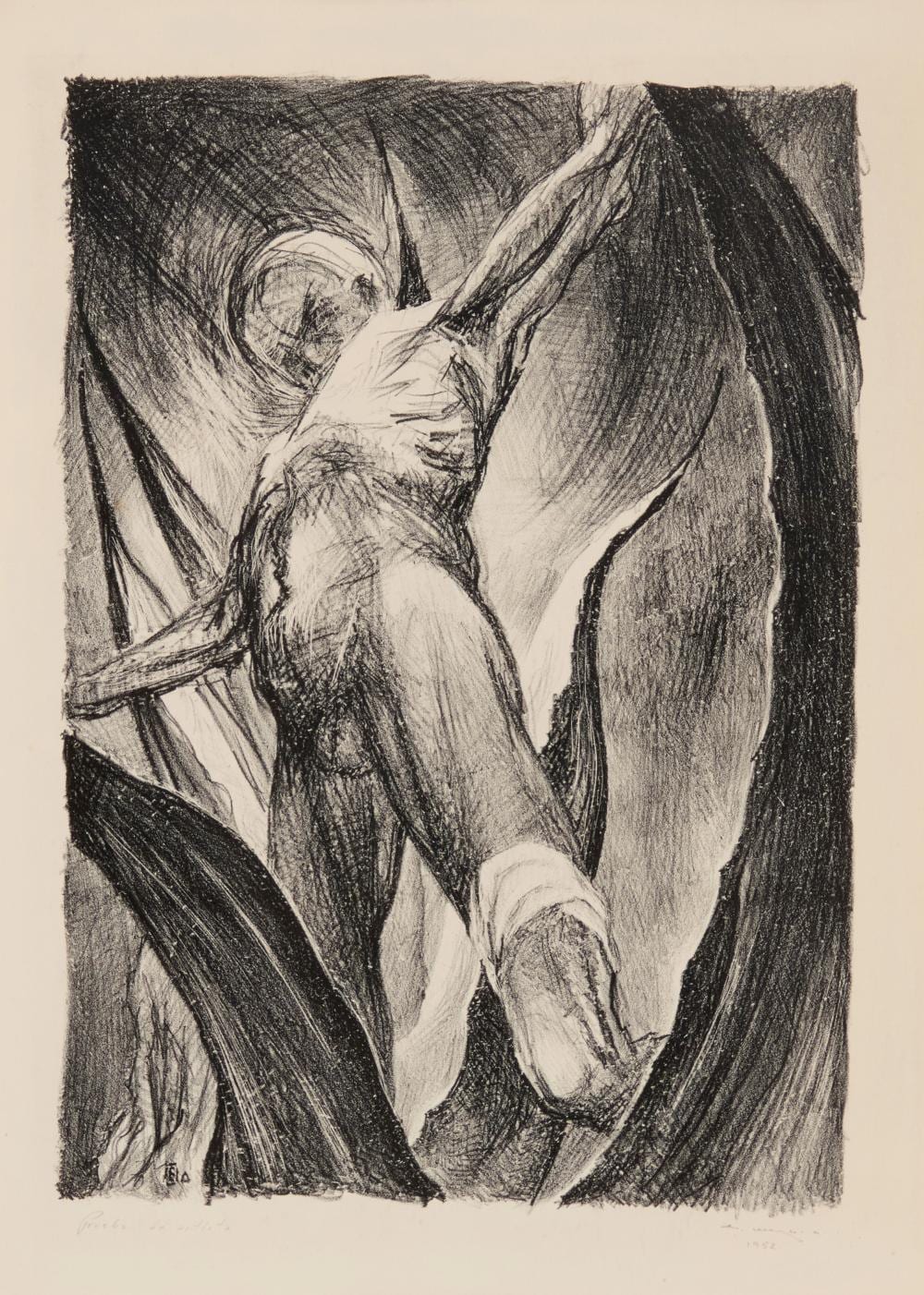Guillermo Meza comparable auction result: guillermo meza 1917 1997 mexican esp ritu del maguey spirit of the maguey 1952