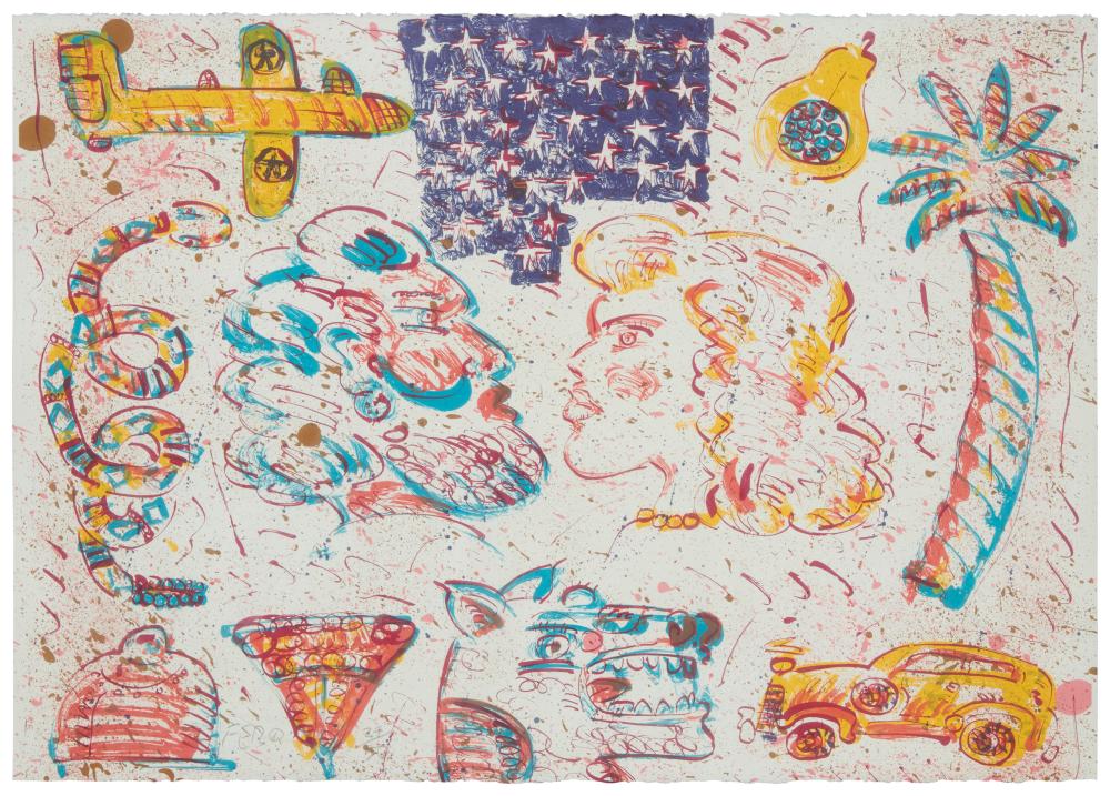 Frank Romero comparable auction result: frank romero b 1941 mexican american untitled